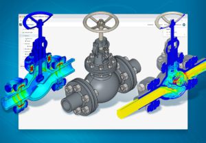 Globe Valve Multiphysics Simulation in simscale