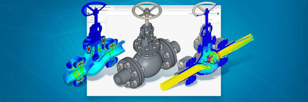 Globe Valve Using Multiphysics Simulation