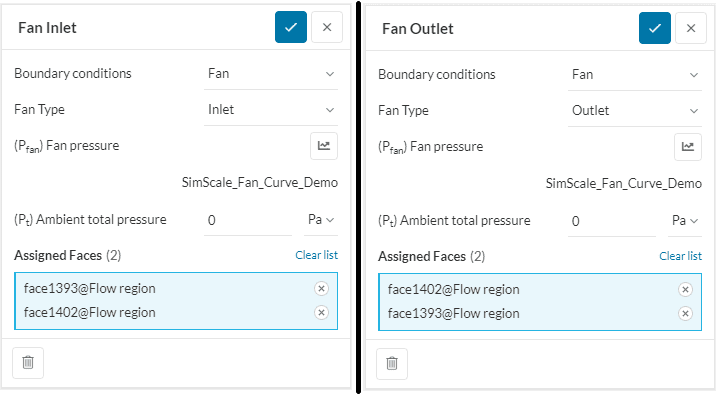 Fan Curve Implement SimScale Fan BC Setup