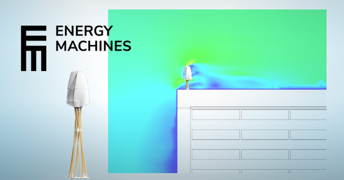 Energy Machines Optimizes Wind Turbine Designs with Engineering Simulation