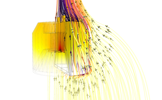 Flow and thermal analysis of an LED using CFD simulation