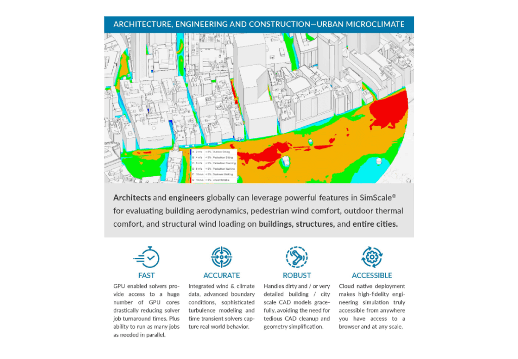 simscale urban microclimate datasheet thumbnail