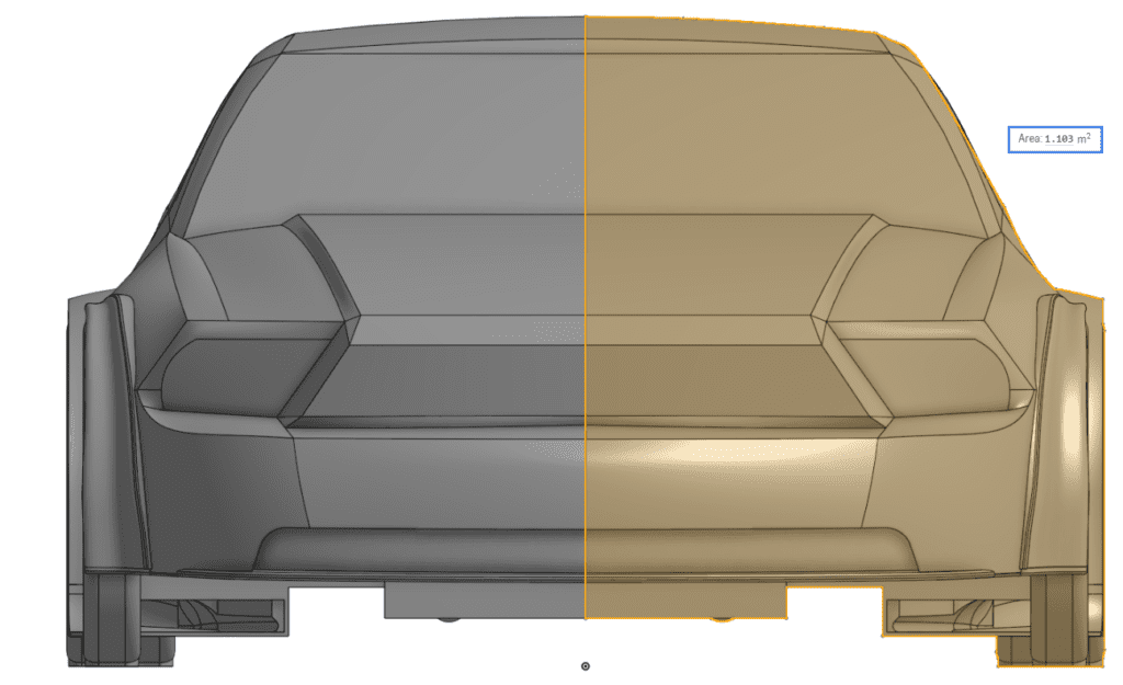 aerodynamic flow _ 30 Frontal Area
