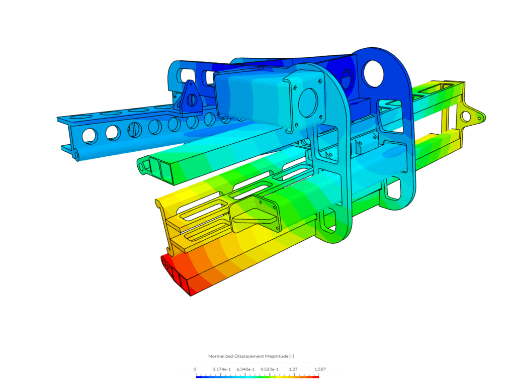 visualization of deformation of a structural assembly