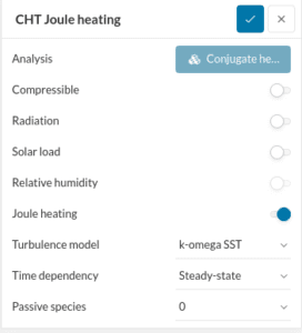Joule Heating | Global Settings | SimScale