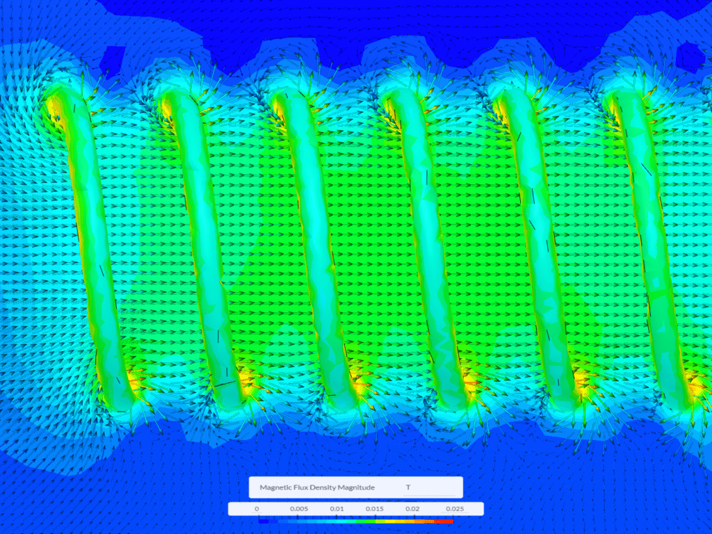 magnetic field lines around a coil of wire