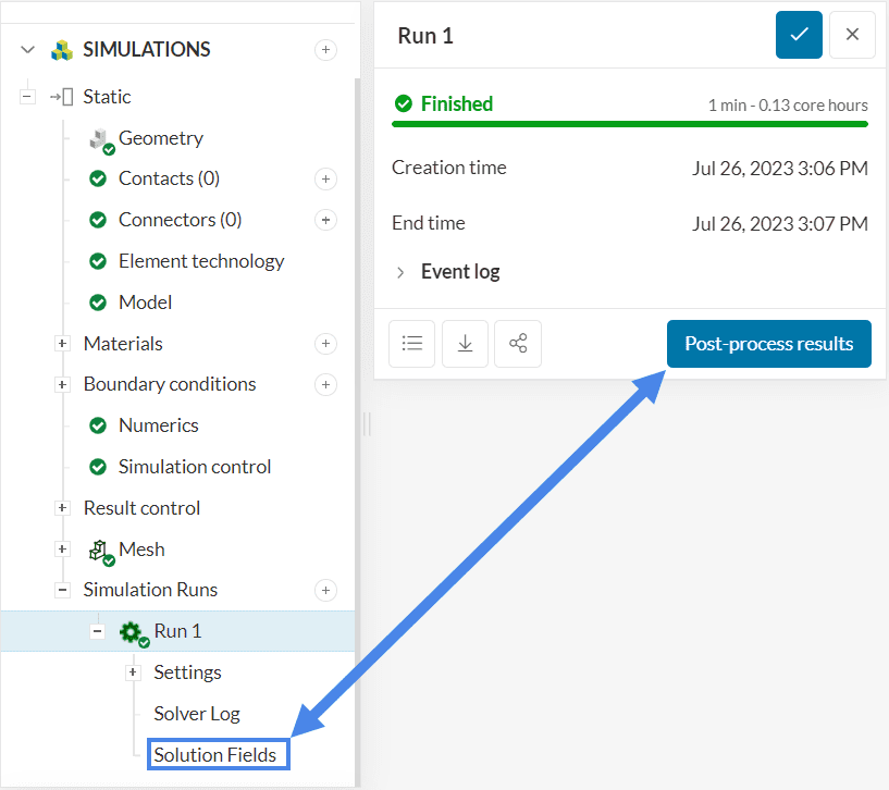 access simscale postprocessor