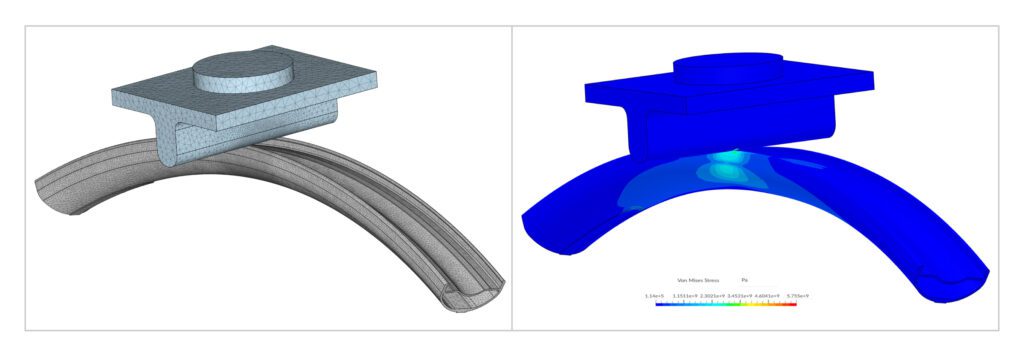 von mises stress on wheel rims