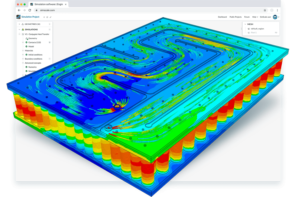 heat simulation browser