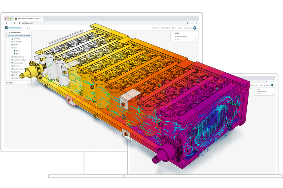 heat simulation cloud