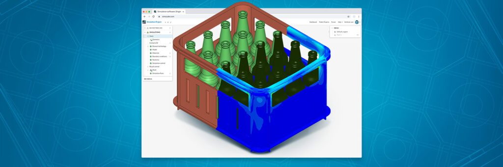 bottle crate static and dynamic analysis for transportation and storage