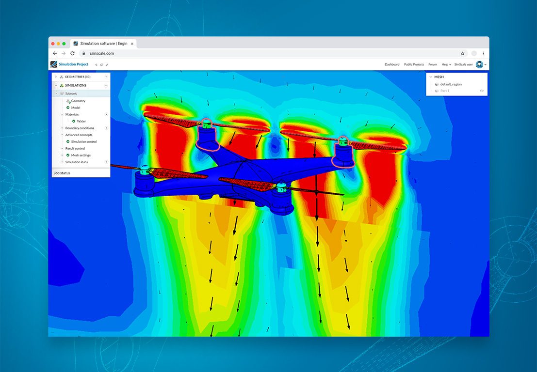 Mastering the Skies: Leveraging CFD and Cloud Simulation for UAV Design & Development