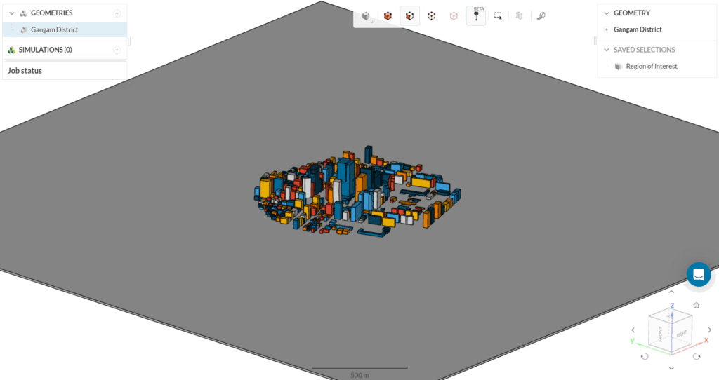 gangnam district geometry import
