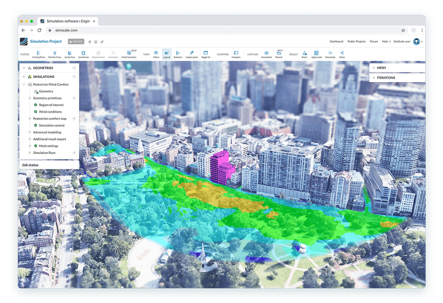 wind simulation with cloud-native CFD