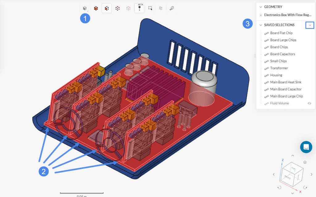 Thermal Management Electronic Box Saved selection