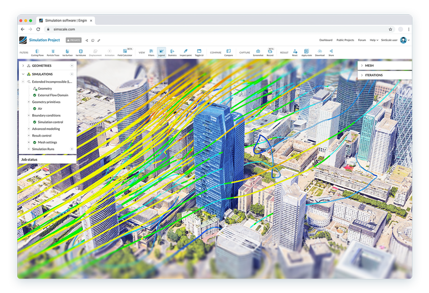 fluid dynamics simulation in the cloud
