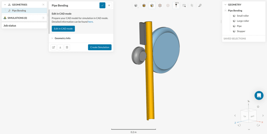 imported cad workbench aluminium pipe stopper roller