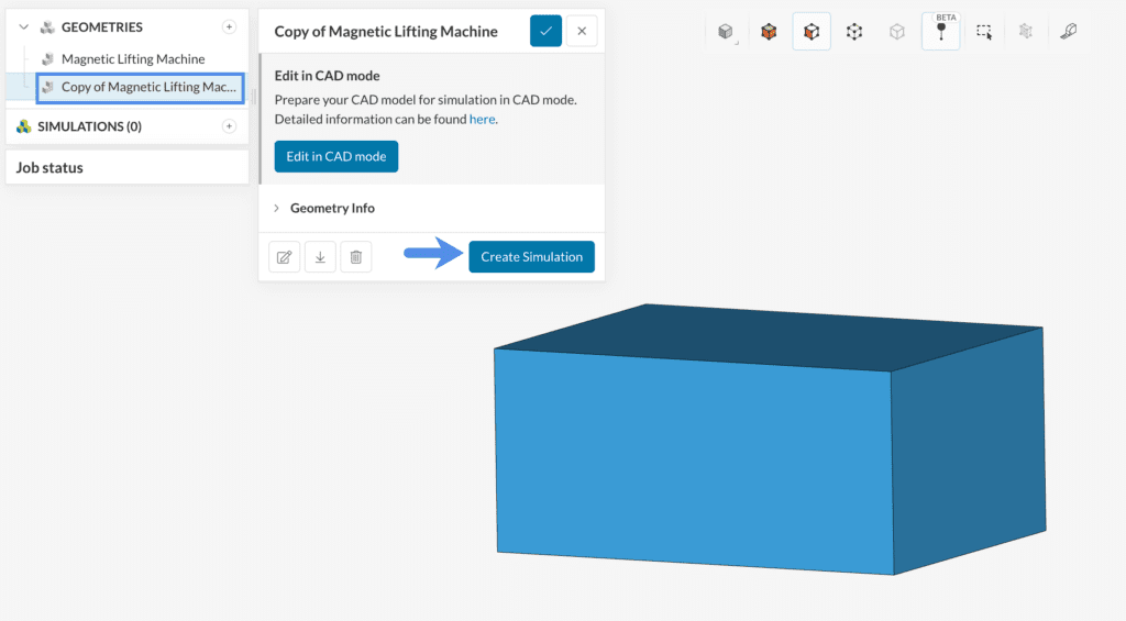 Creating a new simulation