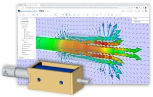 actuator magnet fields simulation