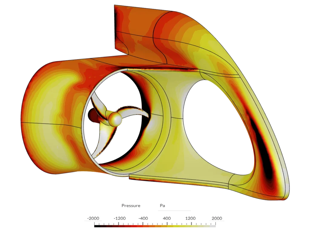 surface pressure simulation