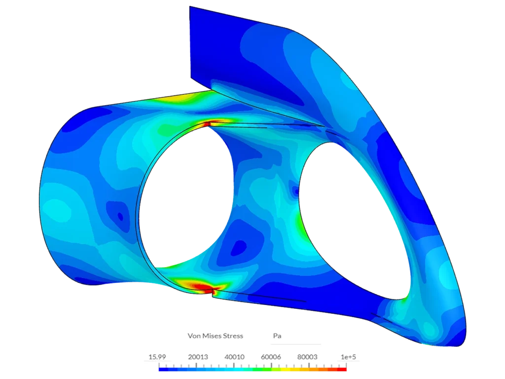 von mises stress simulation
