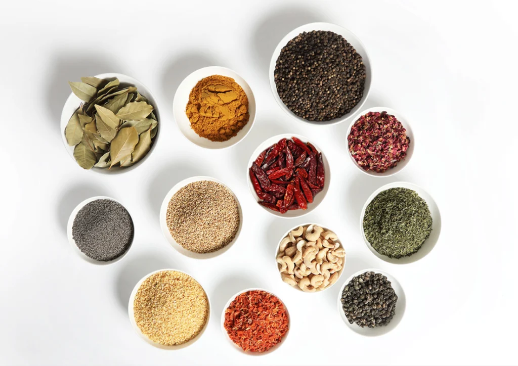 sample of dried materials