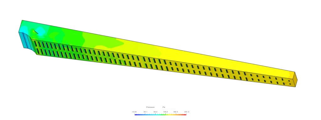 cooling module for a drum cooler used in food handling