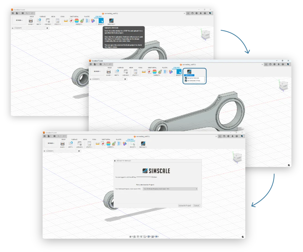 simscale add-in for fusion 360