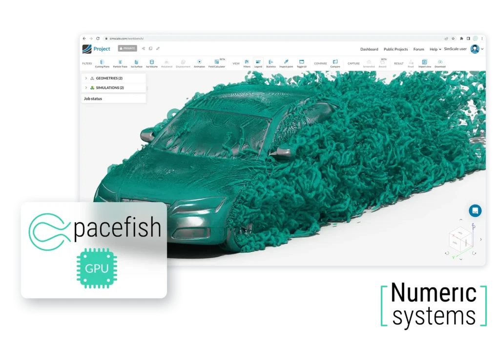 Numeric systems SimScale integration