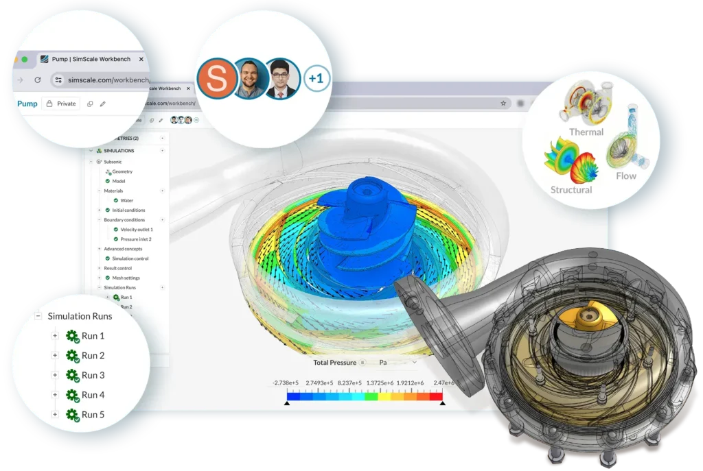 SimScale platform overview for turbomachinery