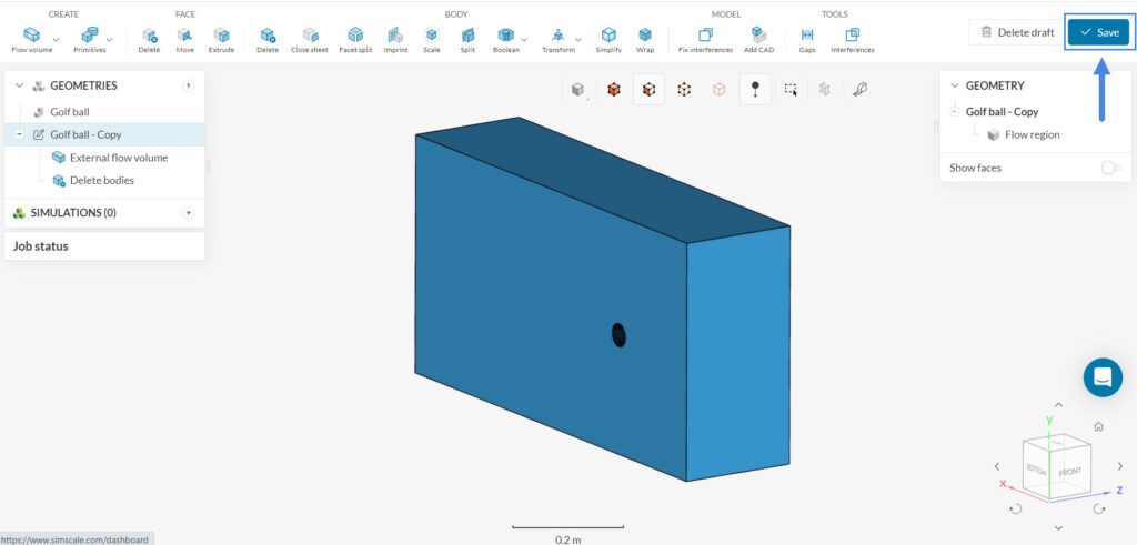 saving latest CAD draft