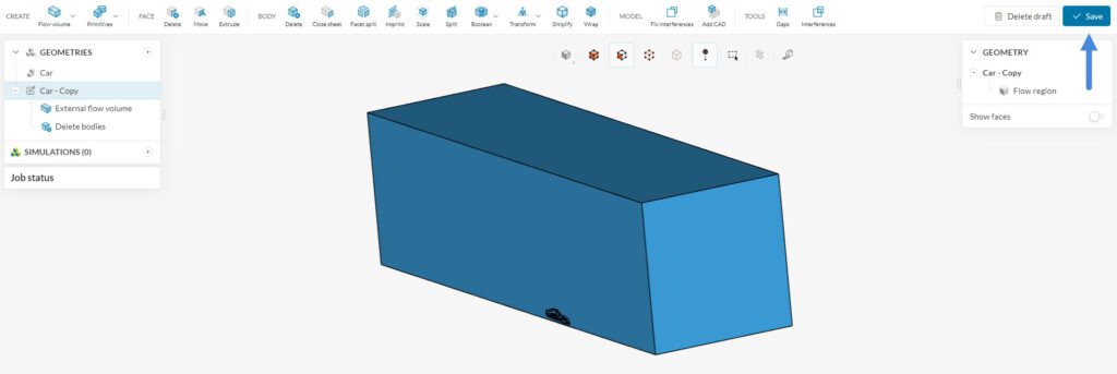 aerodynamic flow _ 06 export Flow region