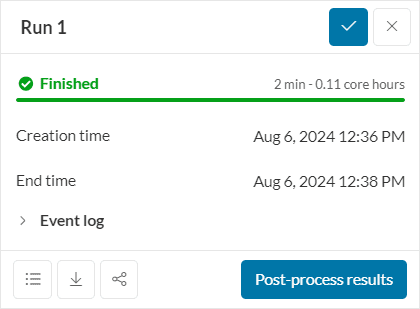 finished run bracket