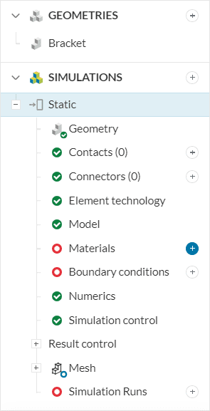 static analysis simulation tree