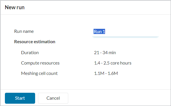 run dialog box simscale
