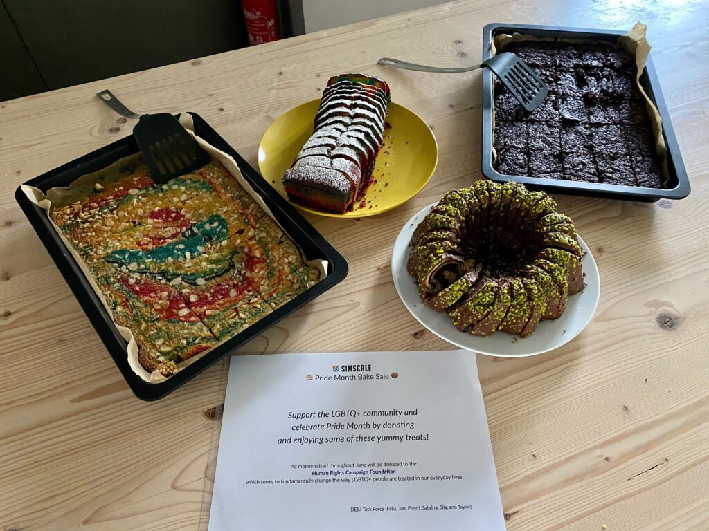 SimScale's charity bake sales to raise funds for a charitable cause