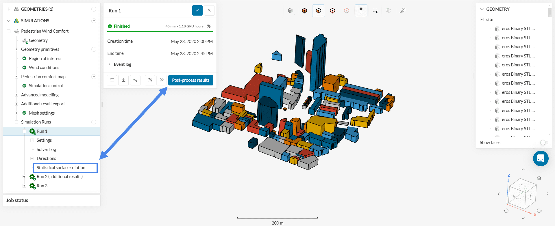 comfort analysis post processor simscale