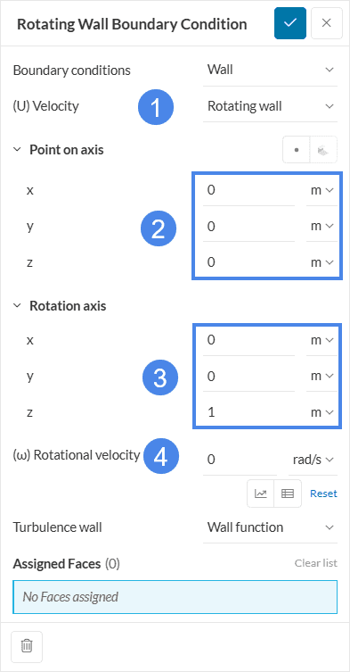 rotating wall boundary condition