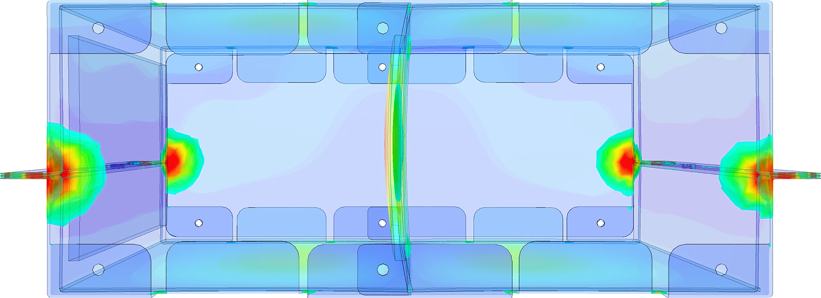 Structural analysis of EV battery casing in SimScale