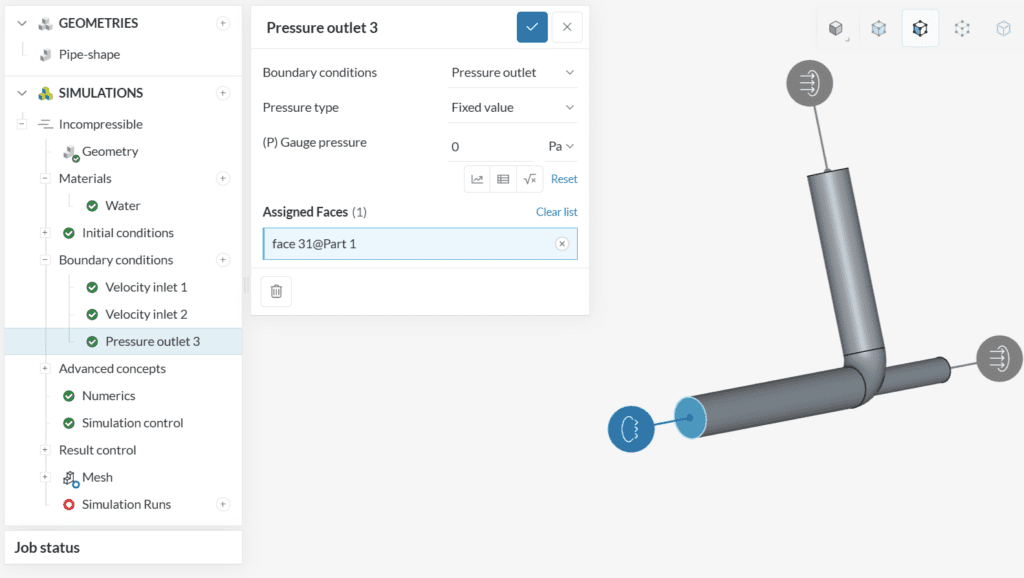 simple pressure outlet 