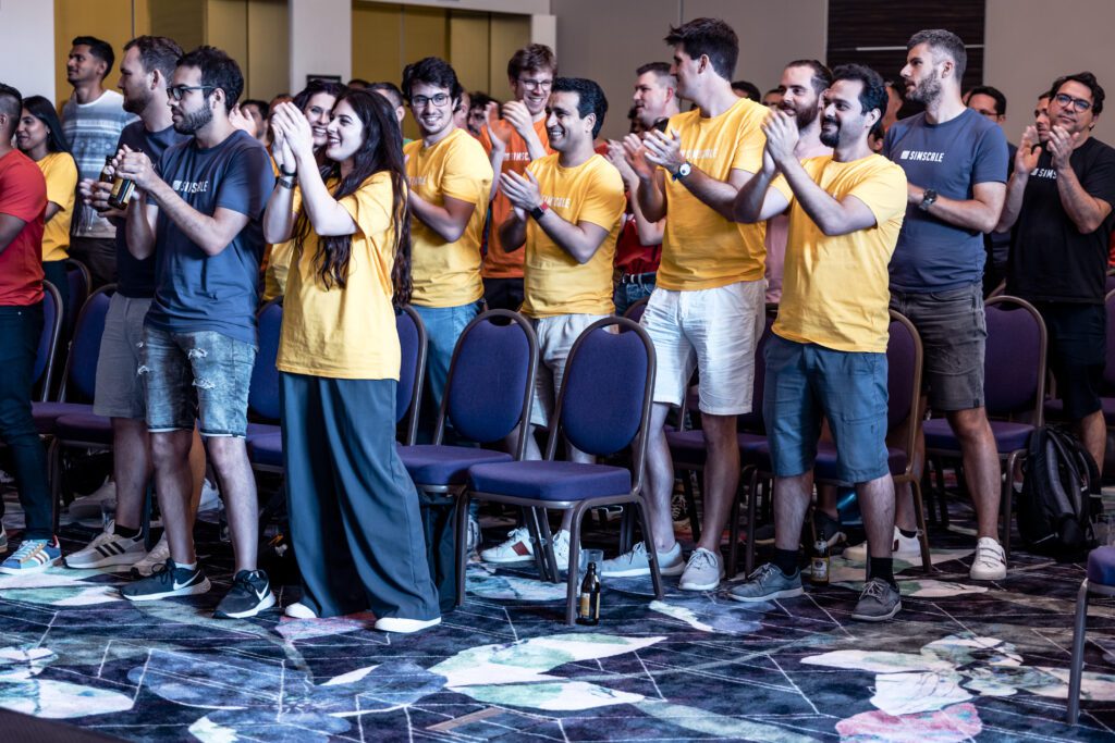 simscale employees at simsummit event