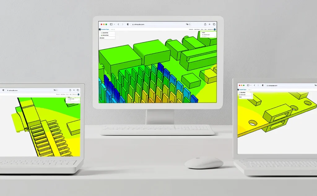 simscale platform on various computers