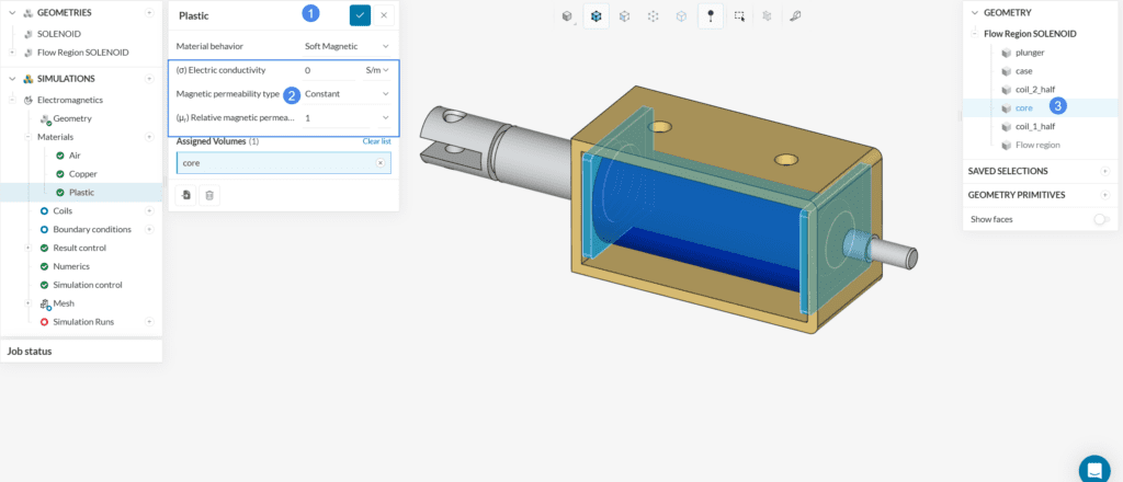plastic core emag definition material properties