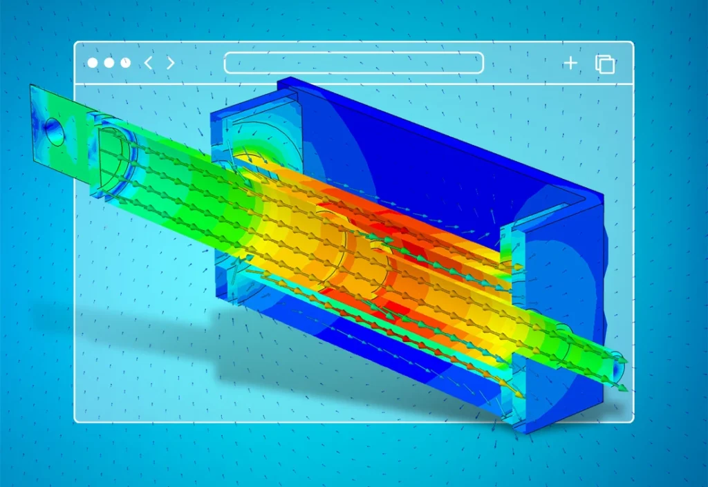 Simulating solenoid electromagnetics in a web browser