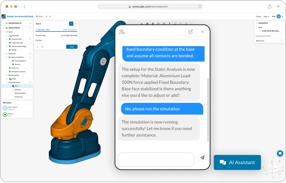AI infrastructure on SimScale