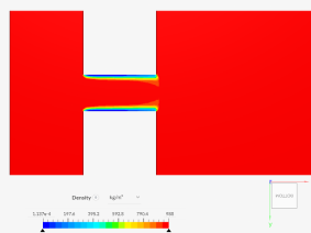 simulation of choked flow due to cavitation