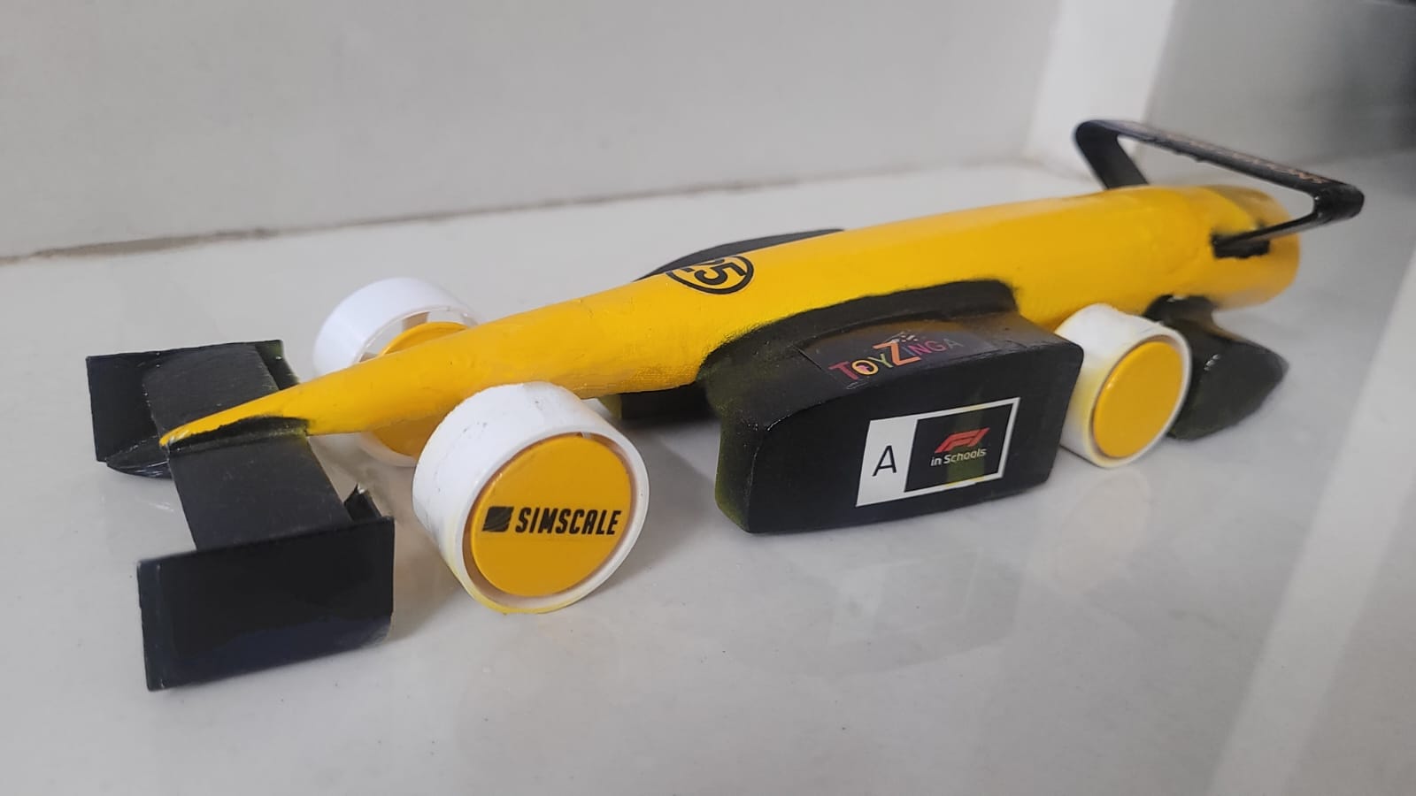 Race car design by team lightning