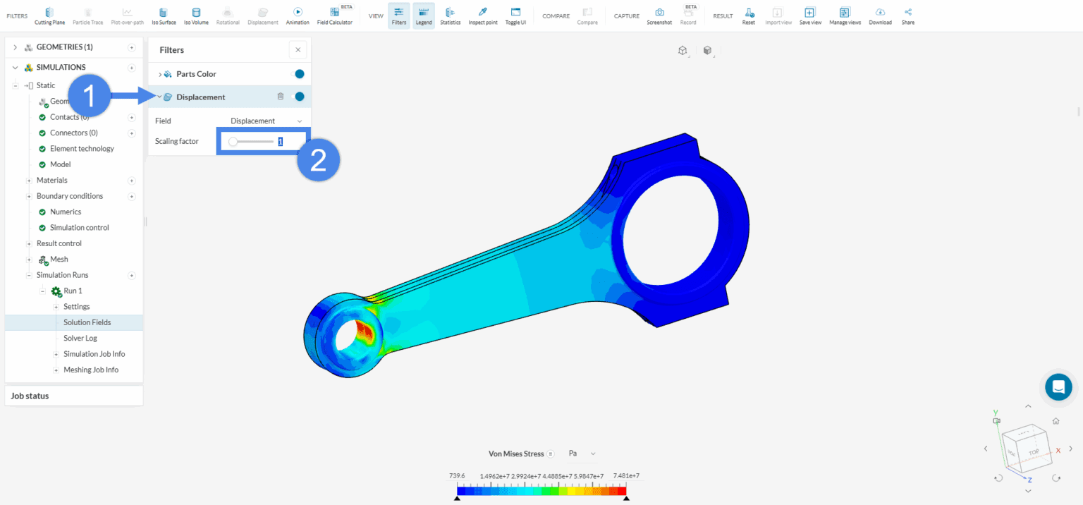 Post Processing Solid Mechanics | Tutorials | SimScale