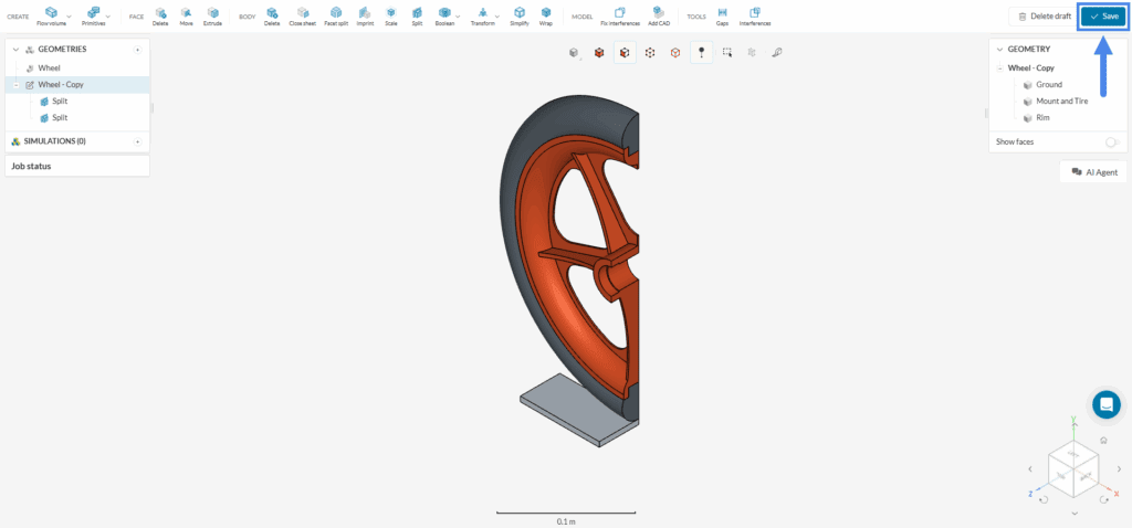 save edited quarter wheel to create simulation