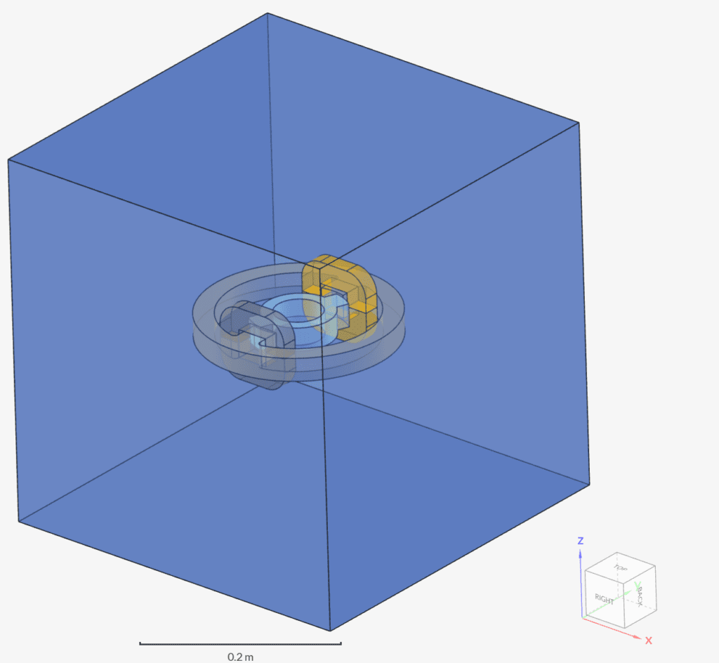 team 24 geometry with flow region